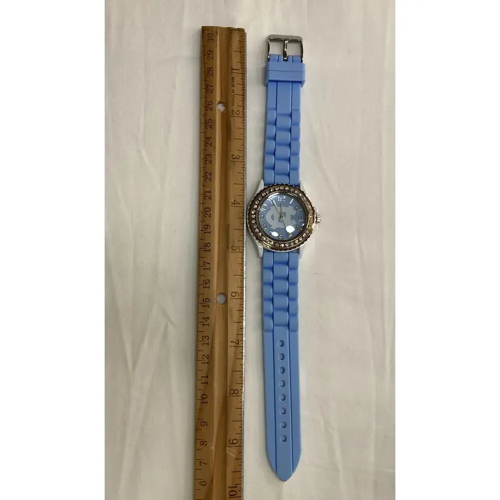 North Carolina Tar Heels Ladies Crystals Watch, Gift for Her Mom , NCAA